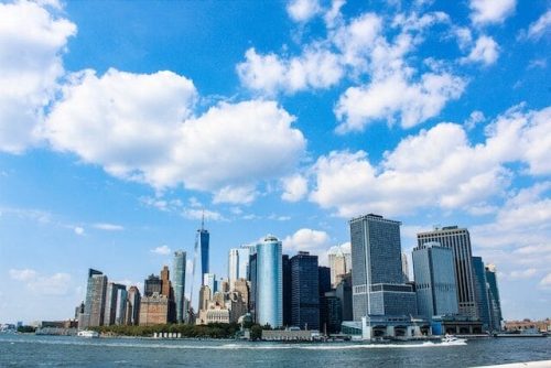 viewing the Financial District NYC from the harbor is one of the best things to do in NYC Financial District