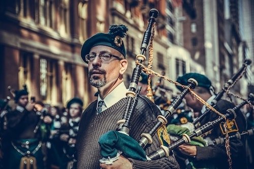 St Patrick's Day celebration in North Adams, MA