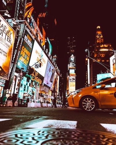 Take a walking tour of the city, including Broadway and Times Square