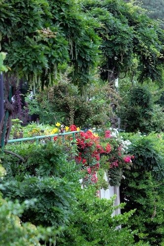 Bridge of Flowers after the end of the colder months of the year