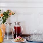 A hearty breakfast in the dining room of a romantic bed and breakfast CT