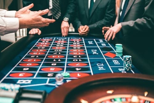 Family gambling together
