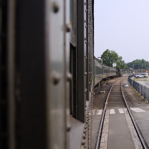 Train near New London, Connecticut