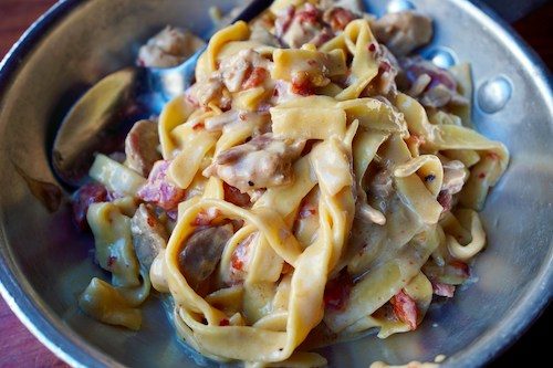 tagliatelle served at one of the best restaurants in this March foodie guide to Fairfield County and Westchester County