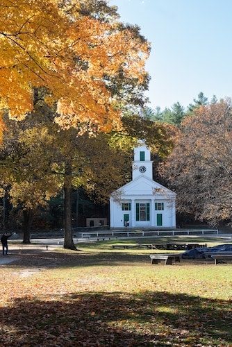 Church in the Old Sturbridge Village museum