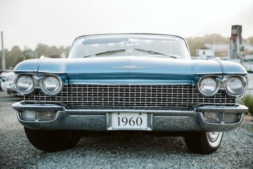 vintage car at the concours d'elegance festival in greenwich
