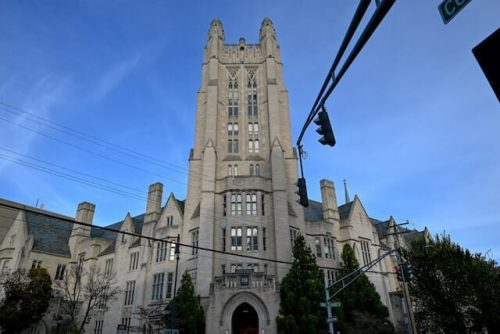 Building on the Yale campus in New Haven