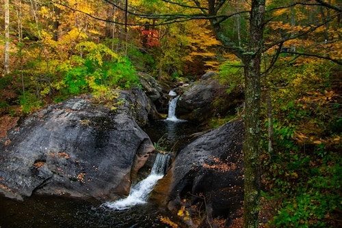 Kent Falls State Park, a great destination for a Connecticut road trip