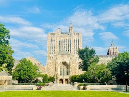 The Yale campus is open to Connecticut residents and visitors in the summer