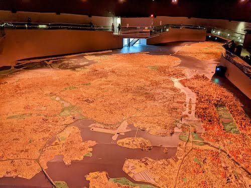 Panoroma of the City of New York at the Queens Museum