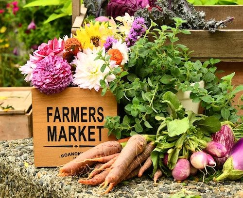 May foodie finds at a local farmer's market