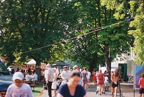 Summer festival in Hartford, Connecticut