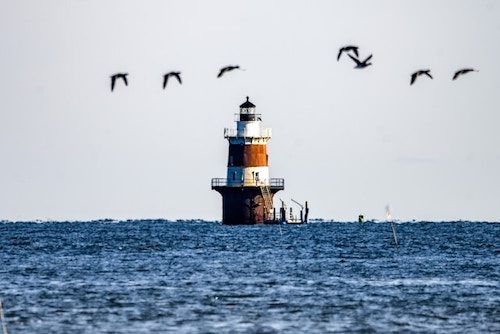 Peck Ledge Light, in Norwalk Connecticut