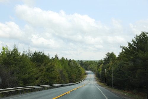 New England road trips through the woods of Maine