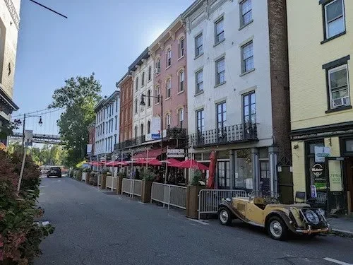 Things To Do In The Catskills: Top 23 Most Unique Spots 27 Line of historic buildings along the waterfront in Kingston, NY