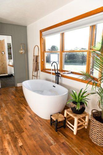 Things To Do In The Catskills: Top 23 Most Unique Spots 23 Luxury bedroom interior design featuring a deep soaking bathtub