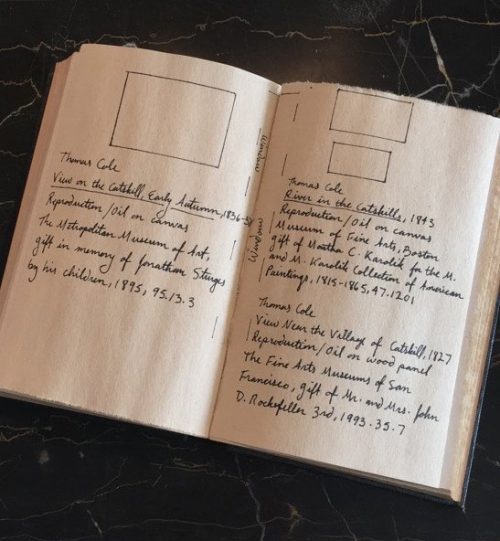 Things To Do In The Catskills: Top 23 Most Unique Spots 9 Notebook at the Thomas Cole National Historic Site