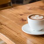 Espresso on a table at one of the best cafes in Greenwich CT