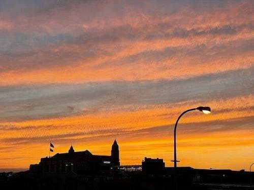 Sunset at Jones Beach, New York