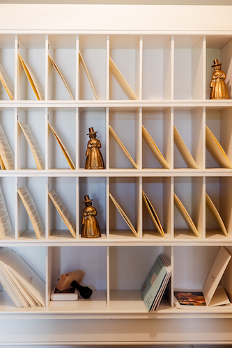 The front desk at Stanton House Inn, the epicenter of elegantly charming hosting