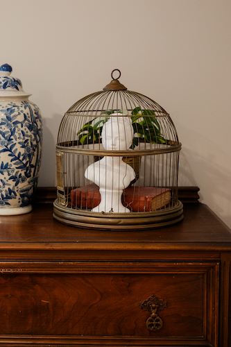 Nick nacks on the third floor of Stanton House Inn