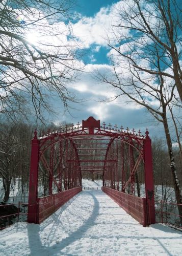 Lovers Leap Bridge in New Milford
