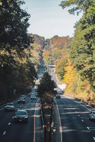 A drive on the Merritt Parkway in Connecticut is a fantastic way to enjoy the great outdoors, especially in the fall