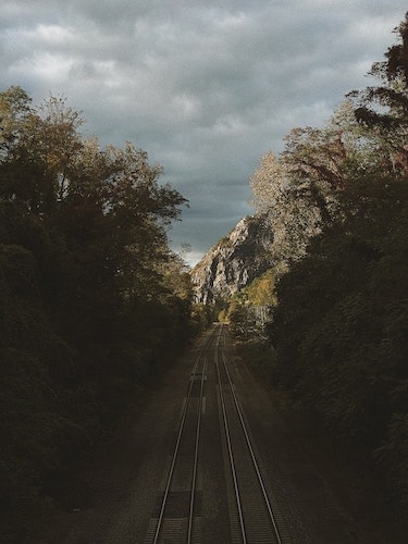 Train tracks near Cold Spring, NY