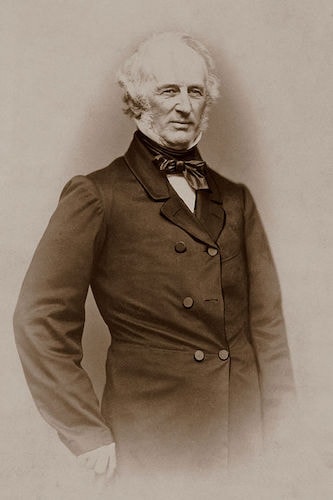 Cornelius Vanderbilt, who made the Hudson Valley Railway his personal property (and extended the rail way up the Hudson)