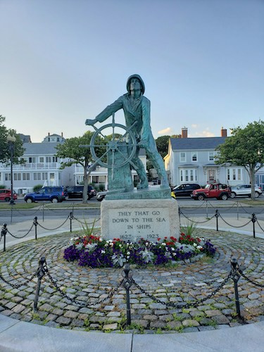 Story memorializing sailors lost at sea in Gloucester, MA