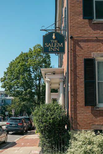 Sign for the Salem Inn, in Salem, MA
