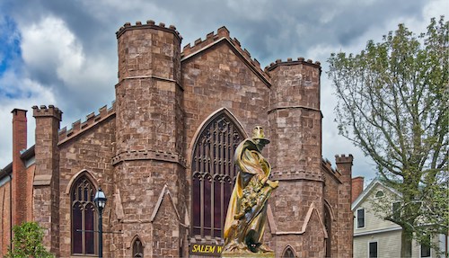 Salem Witch Museum, devoted to the infamous witch trails of Salem, Massachusetts